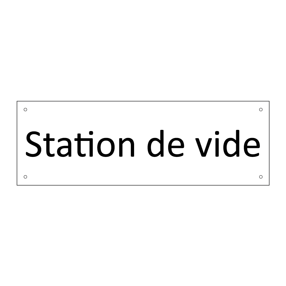 Station de vide