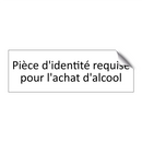 Pièce d'identité requise pour l'achat d'alcool