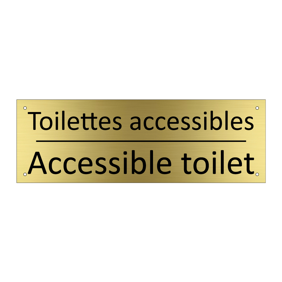 Toilettes accessibles - Accessible toilet
