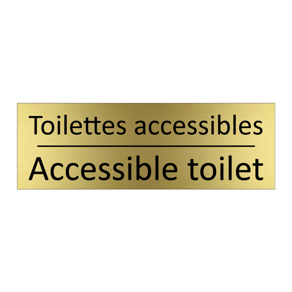 Toilettes accessibles - Accessible toilet
