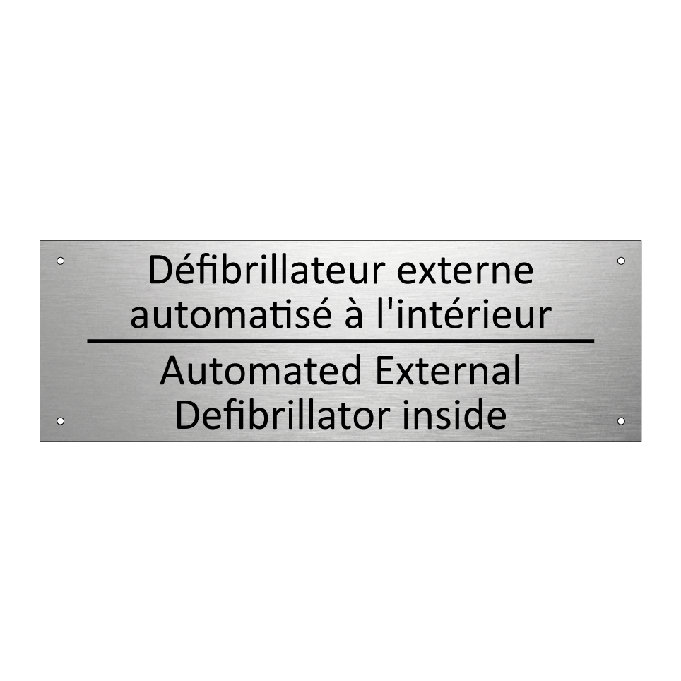 Défibrillateur externe automatisé /.../ - Automated External Defibrillator /.../