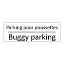 Parking pour poussettes - Buggy parking