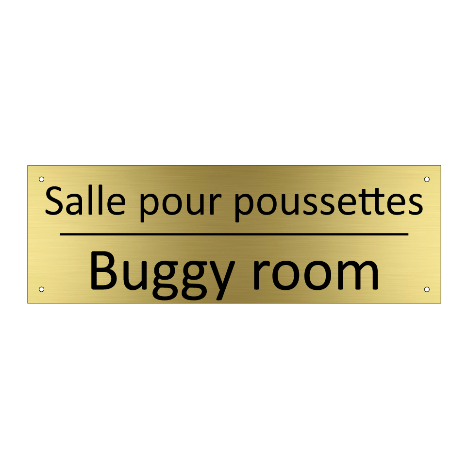 Salle pour poussettes - Buggy room