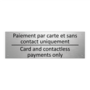 Paiement par carte et sans contact  /.../ - Card and contactless payments  /.../
