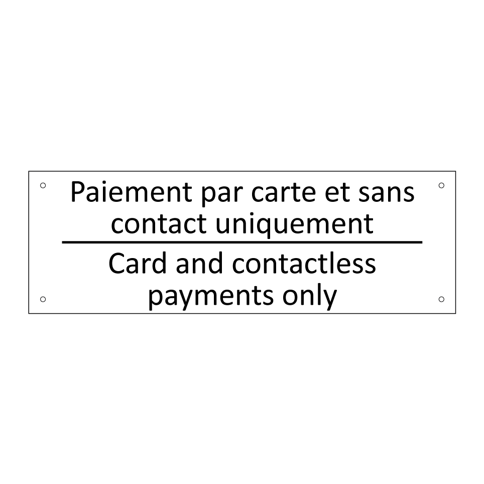 Paiement par carte et sans contact /.../ - Card and contactless payments /.../