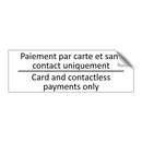 Paiement par carte et sans contact  /.../ - Card and contactless payments  /.../