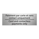 Paiement par carte et sans contact  /.../ - Card and contactless payments  /.../