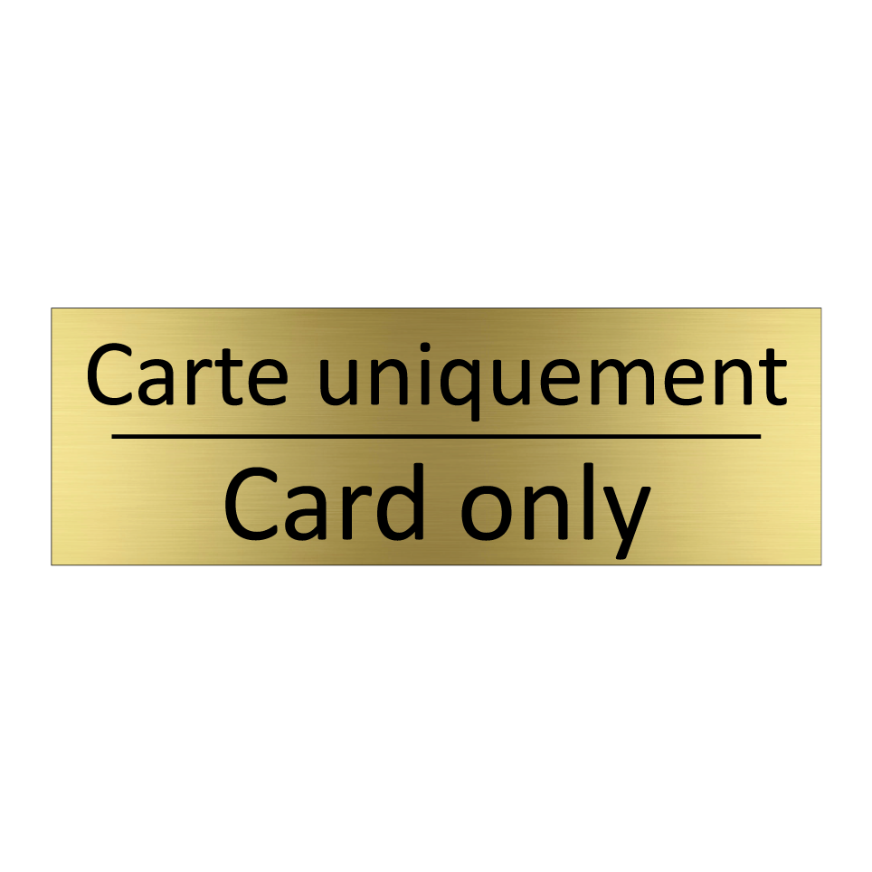 Carte uniquement - Card only