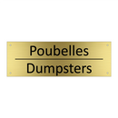 Poubelles - Dumpsters