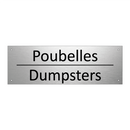 Poubelles - Dumpsters