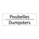 Poubelles - Dumpsters