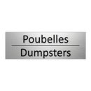 Poubelles - Dumpsters
