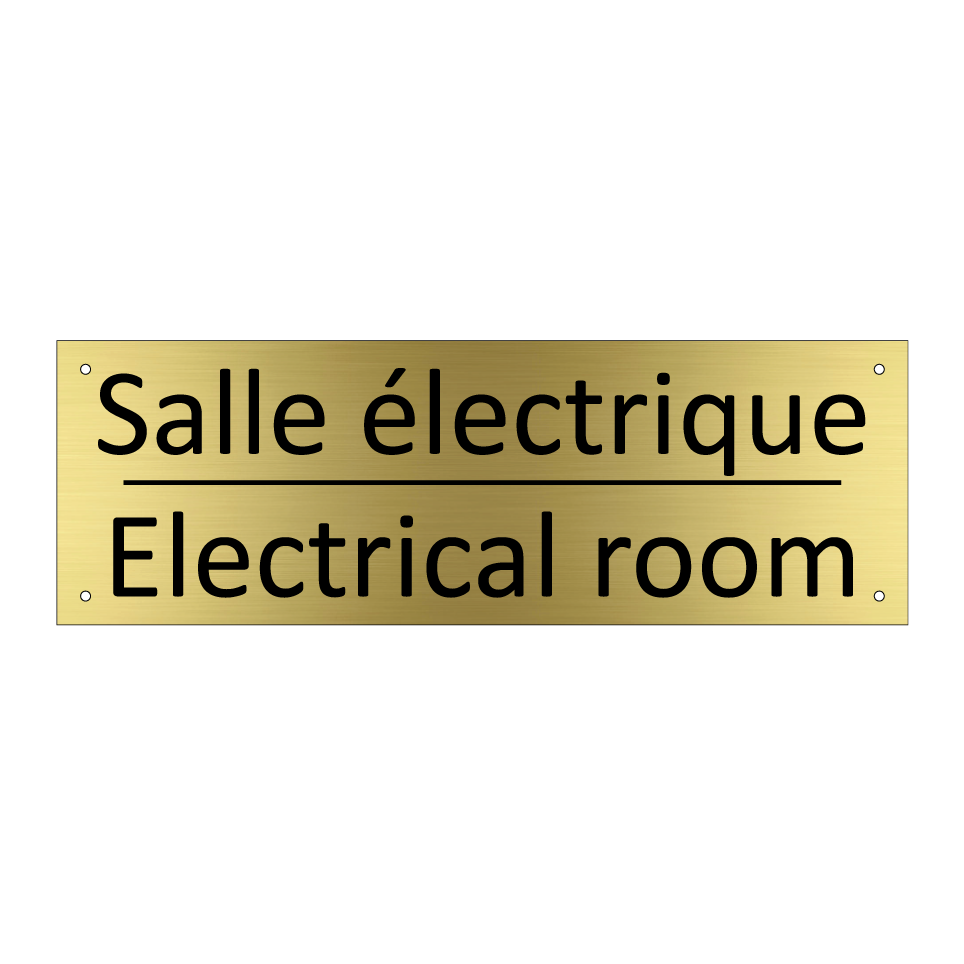 Salle électrique - Electrical room