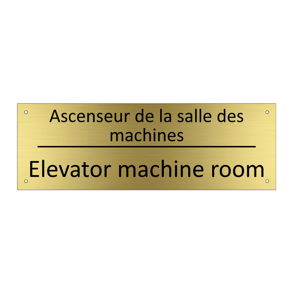 Ascenseur de la salle des machines /.../ - Elevator machine room