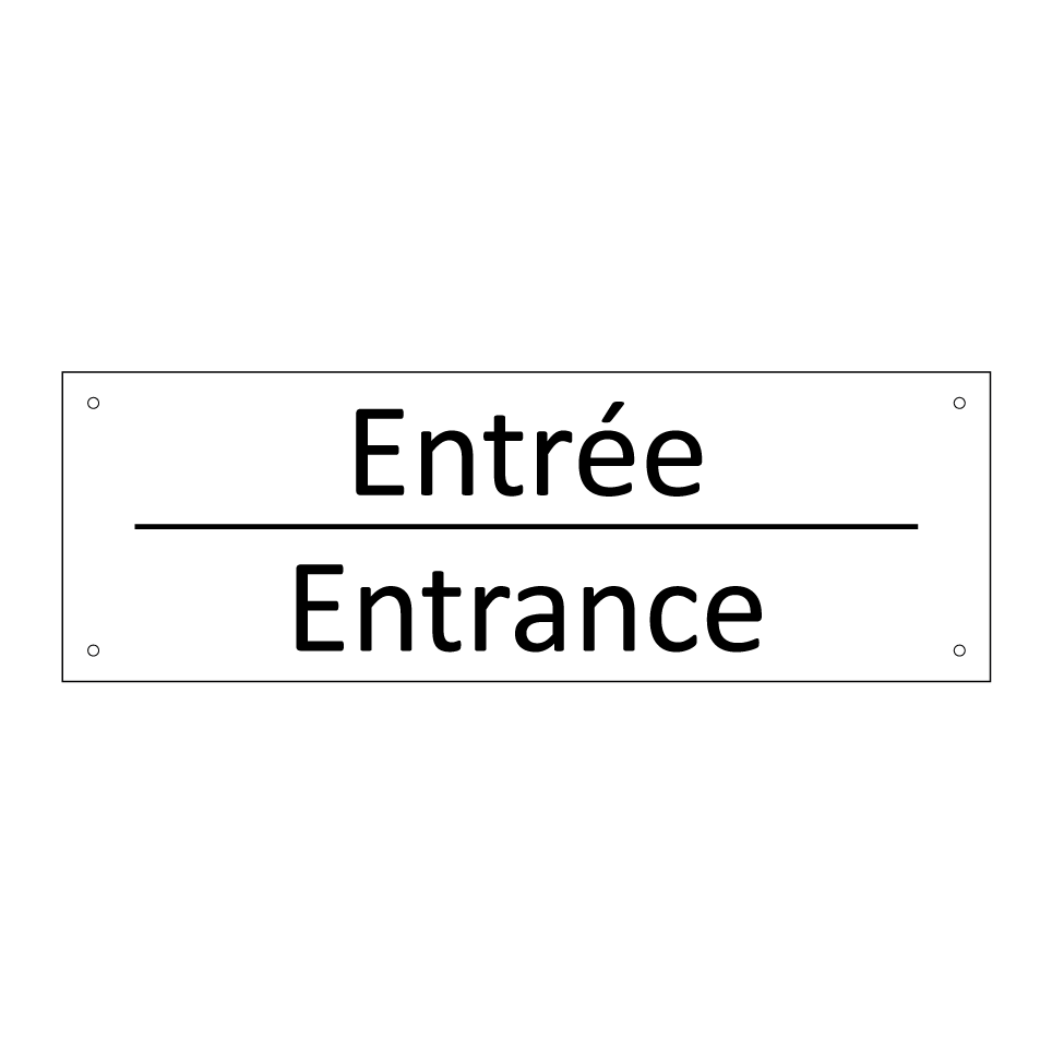 Entrée - Entrance