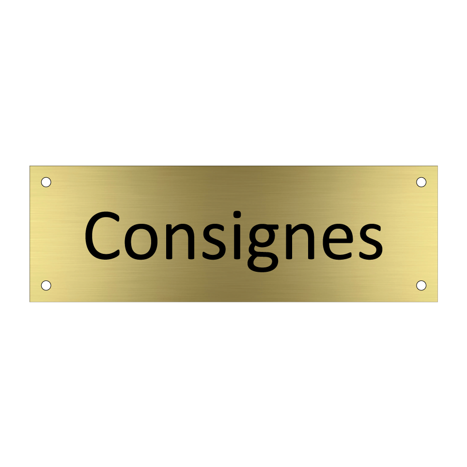 Consignes & Consignes & Consignes