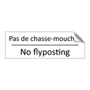 Pas de chasse-mouches - No flyposting