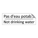 Pas d'eau potable - Not drinking water