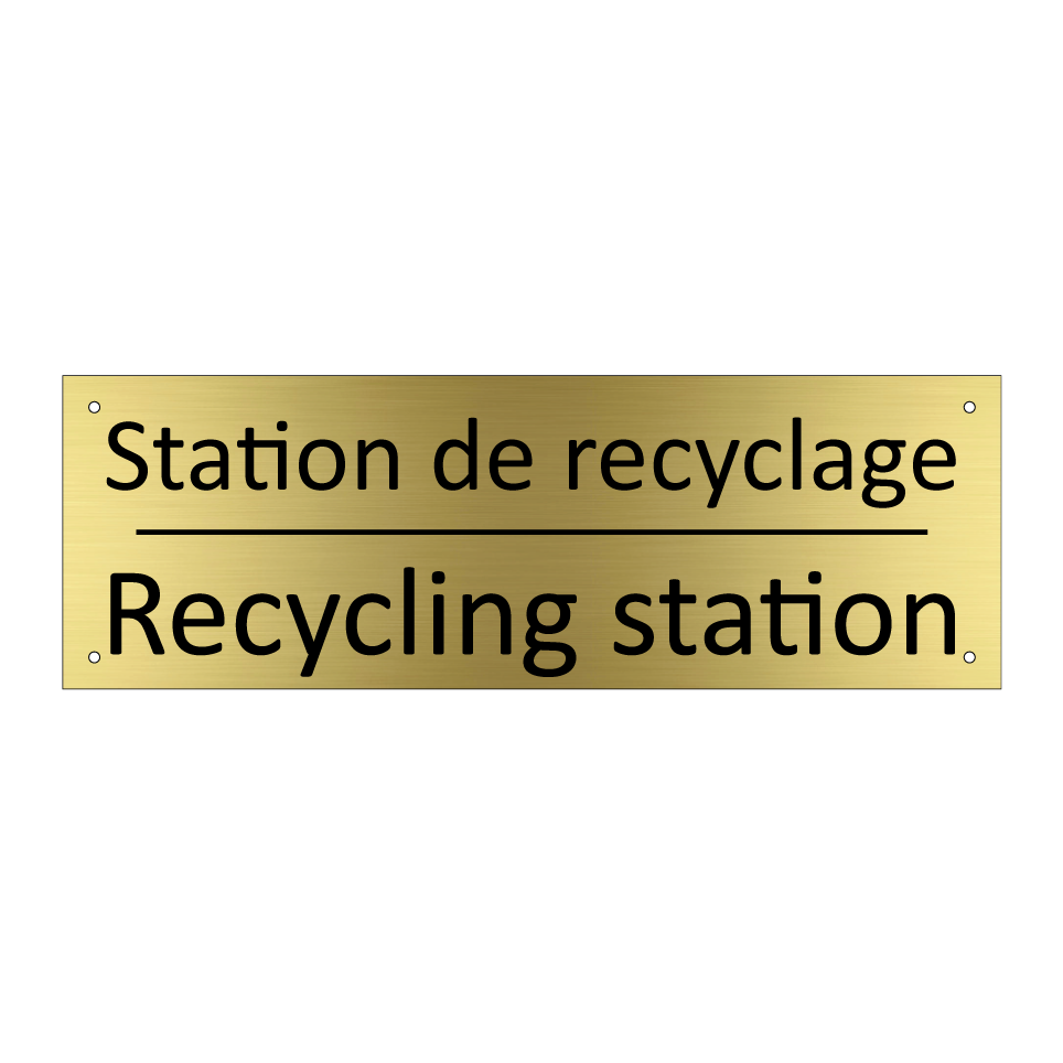 Station de recyclage - Recycling station