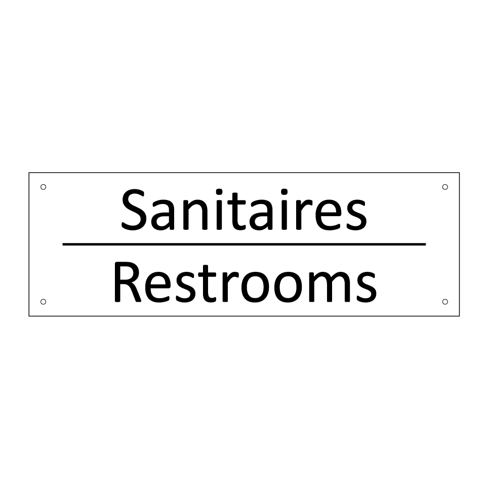 Sanitaires - Restrooms