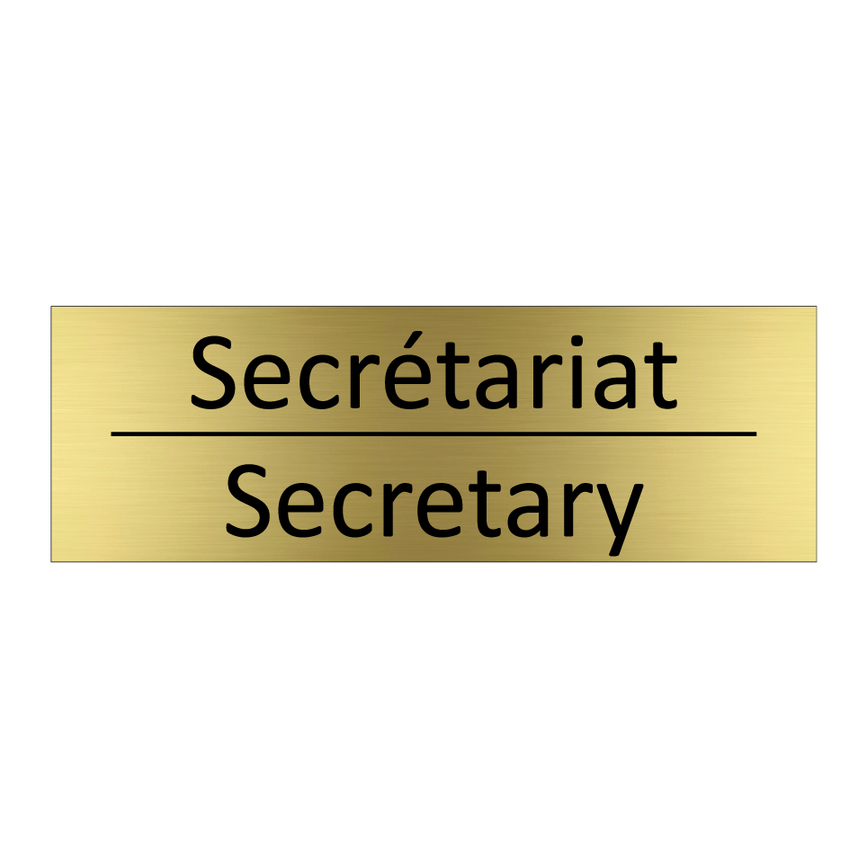 Secrétariat - Secretary