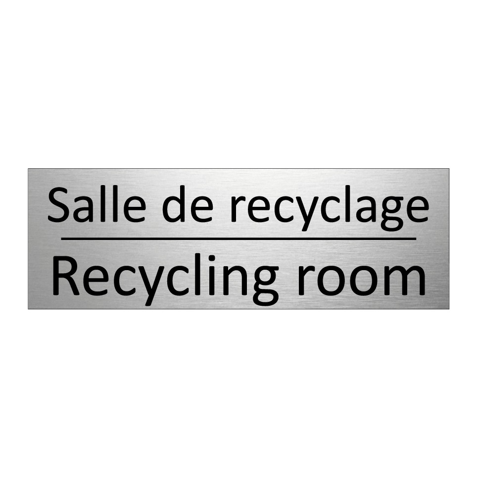 Salle de recyclage - Recycling room