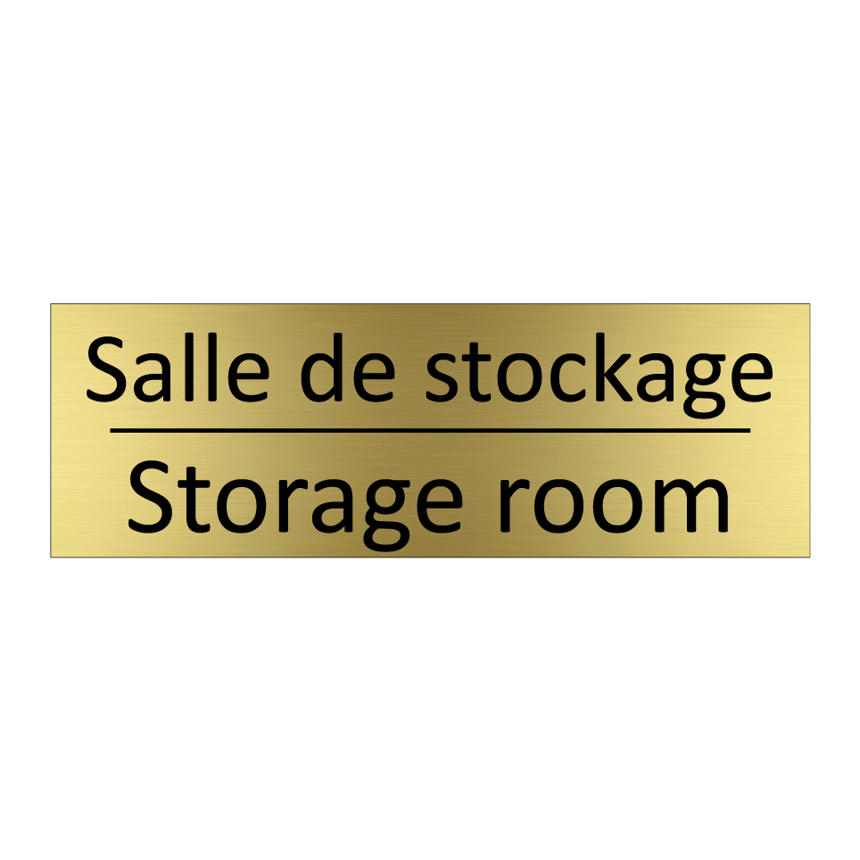 Salle de stockage - Storage room