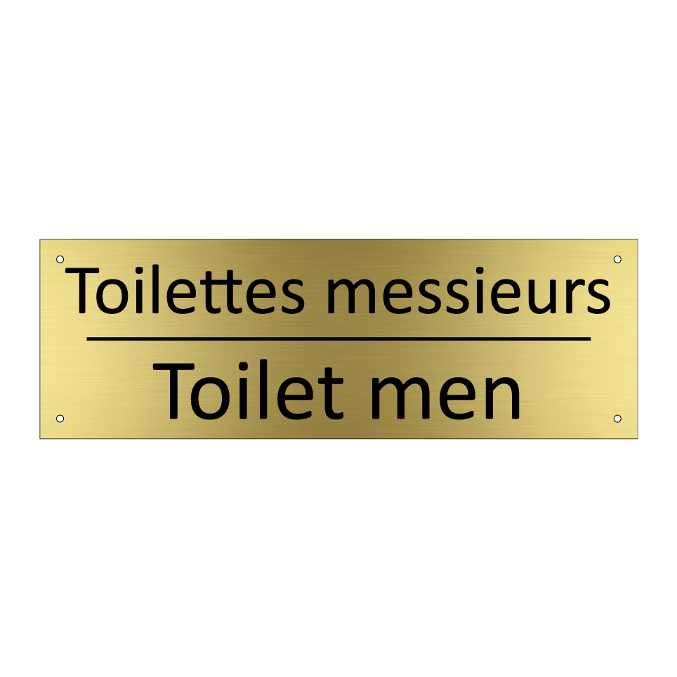 Toilettes messieurs - Toilet men
