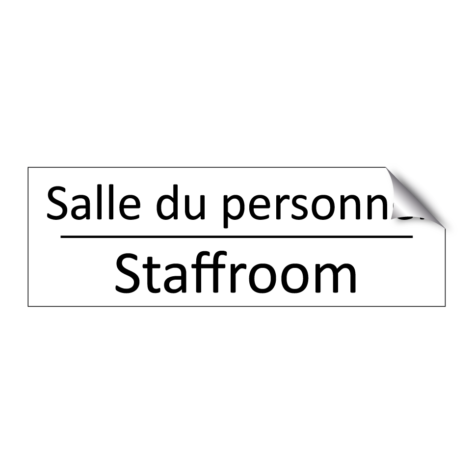 Salle du personnel - Staffroom