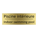 Piscine intérieure - Indoor swimming pool