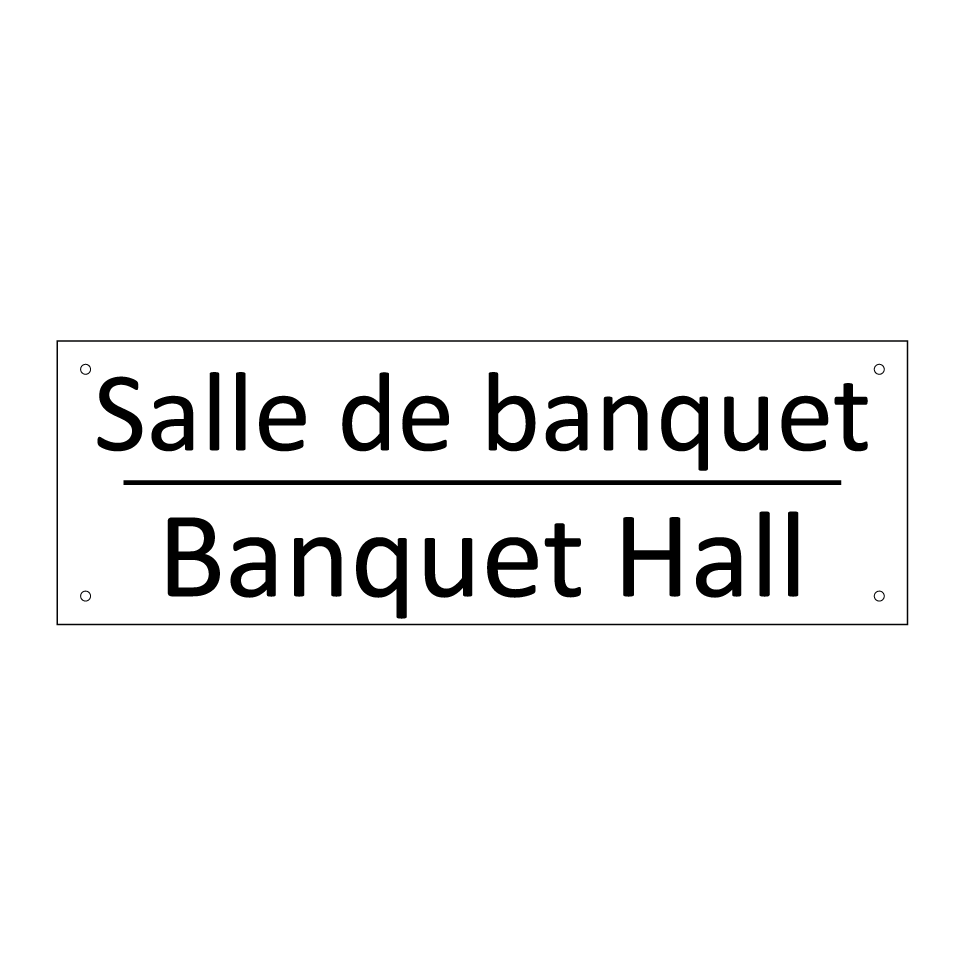 Salle de banquet - Banquet Hall