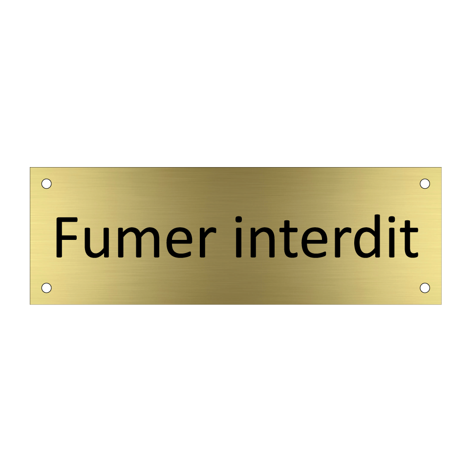 Fumer interdit
