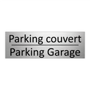 Parking couvert - Parking Garage