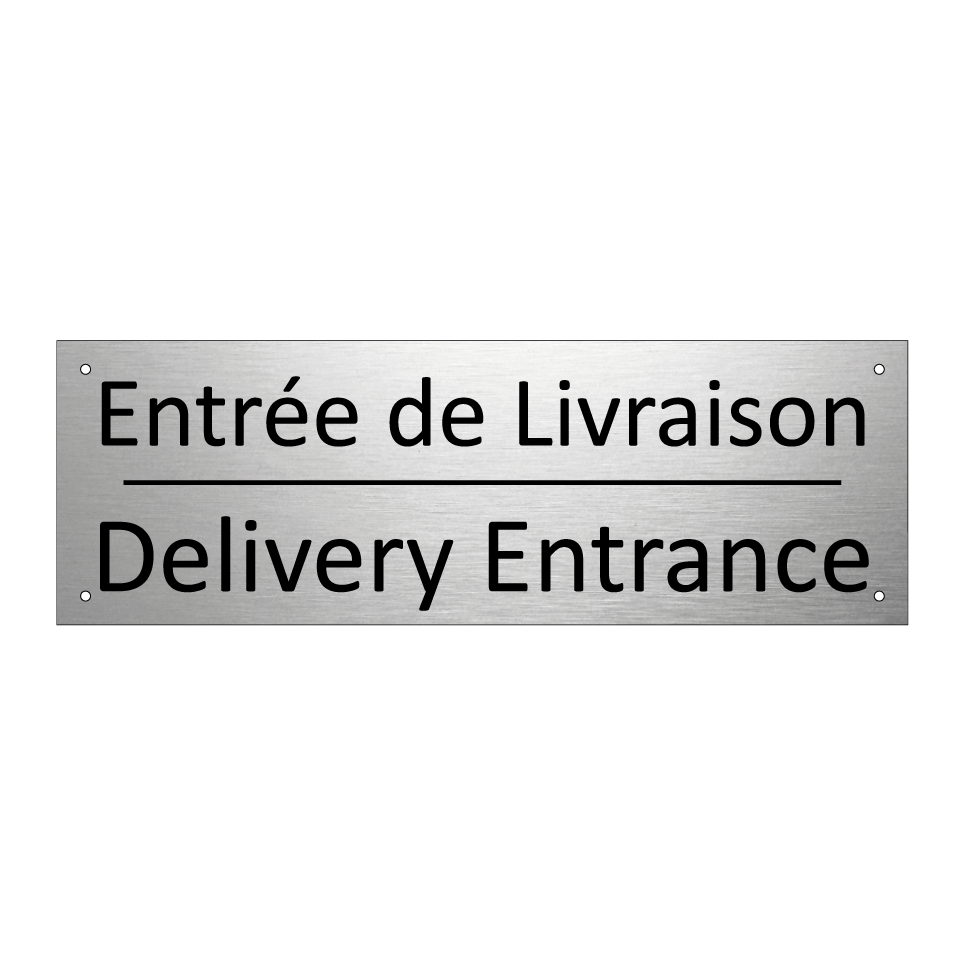 Entrée de Livraison - Delivery Entrance