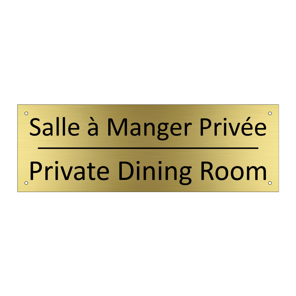 Salle à Manger Privée - Private Dining Room