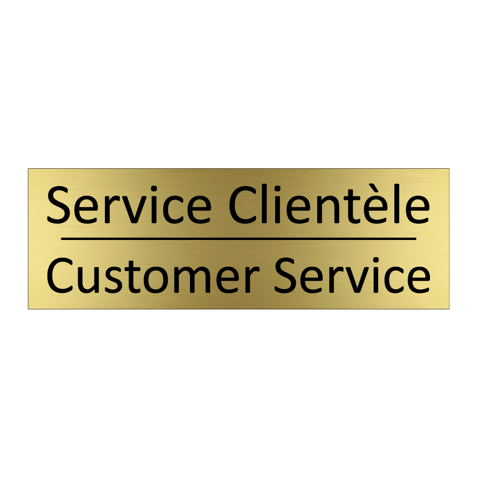 Service Clientèle - Customer Service