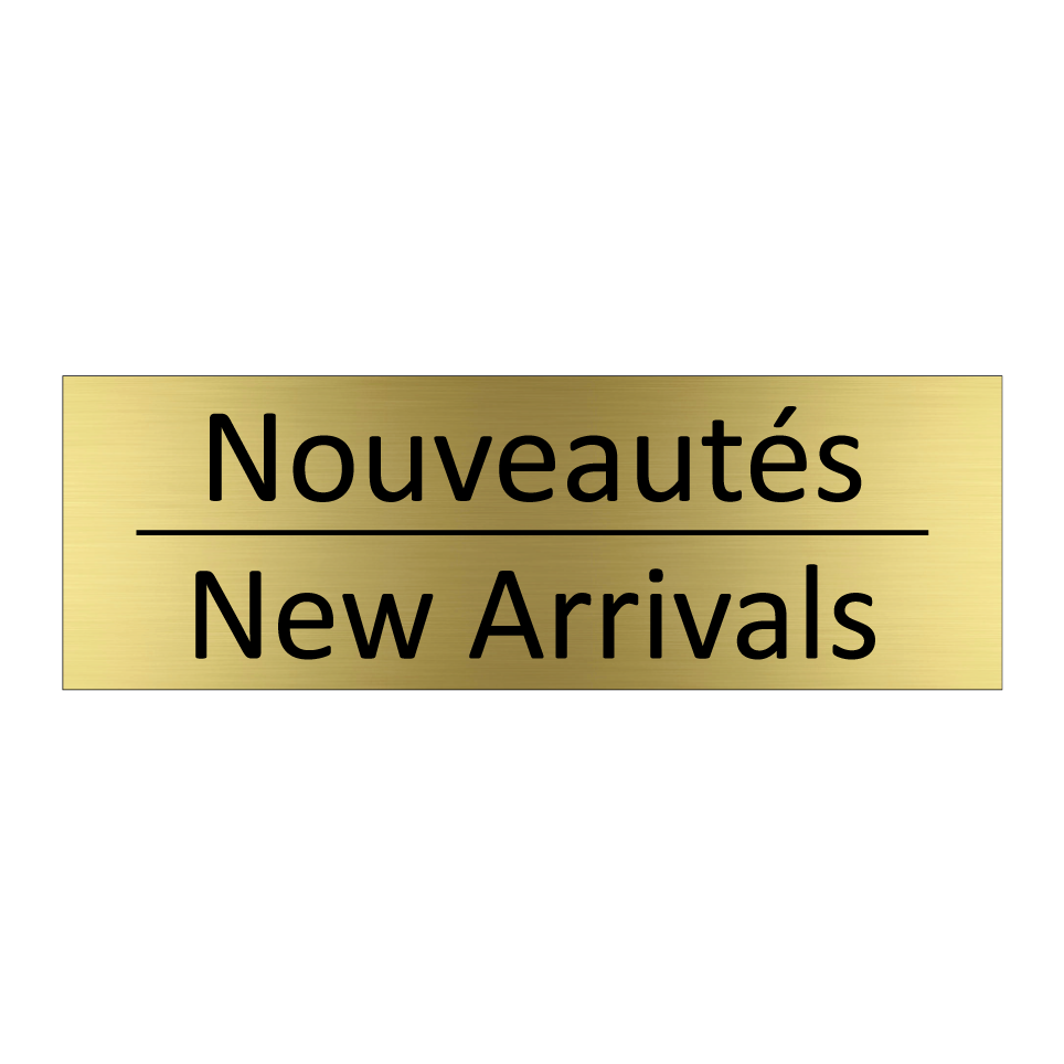 Nouveautés - New Arrivals