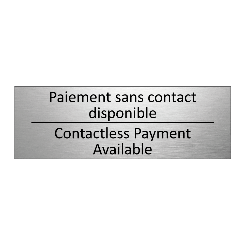 Paiement sans contact disponible /.../ - Contactless Payment Available