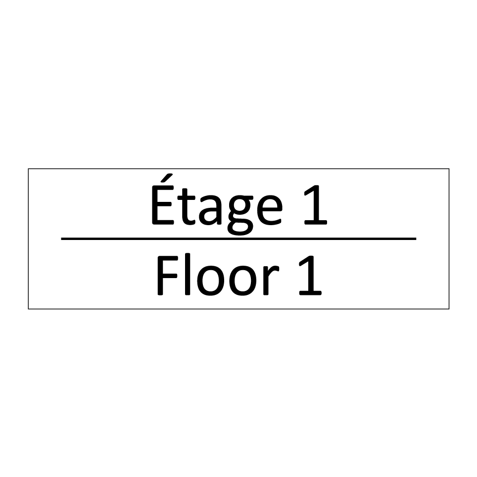 Étage 1 - Floor 1