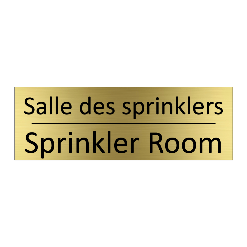 Salle des sprinklers - Sprinkler Room