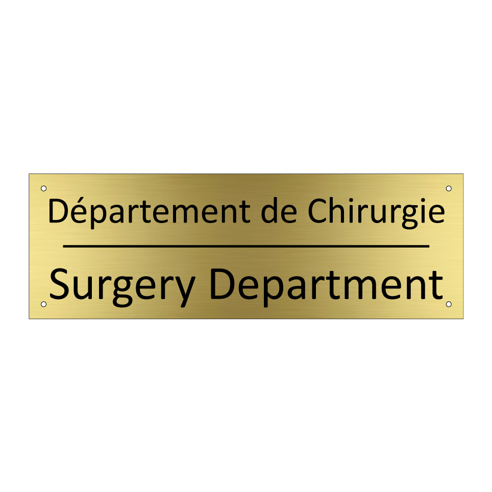 Département de Chirurgie - Surgery Department
