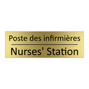 Poste des infirmières - Nurses' Station