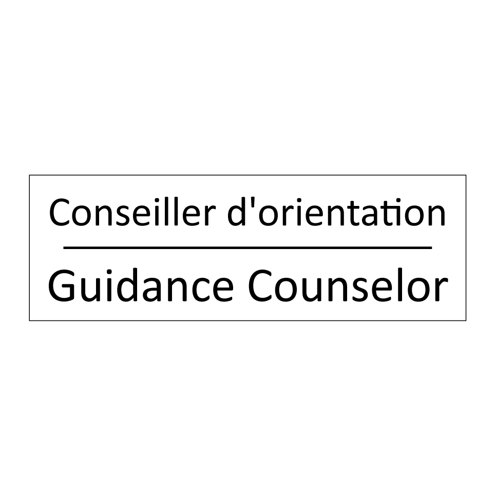 Conseiller d'orientation - Guidance Counselor