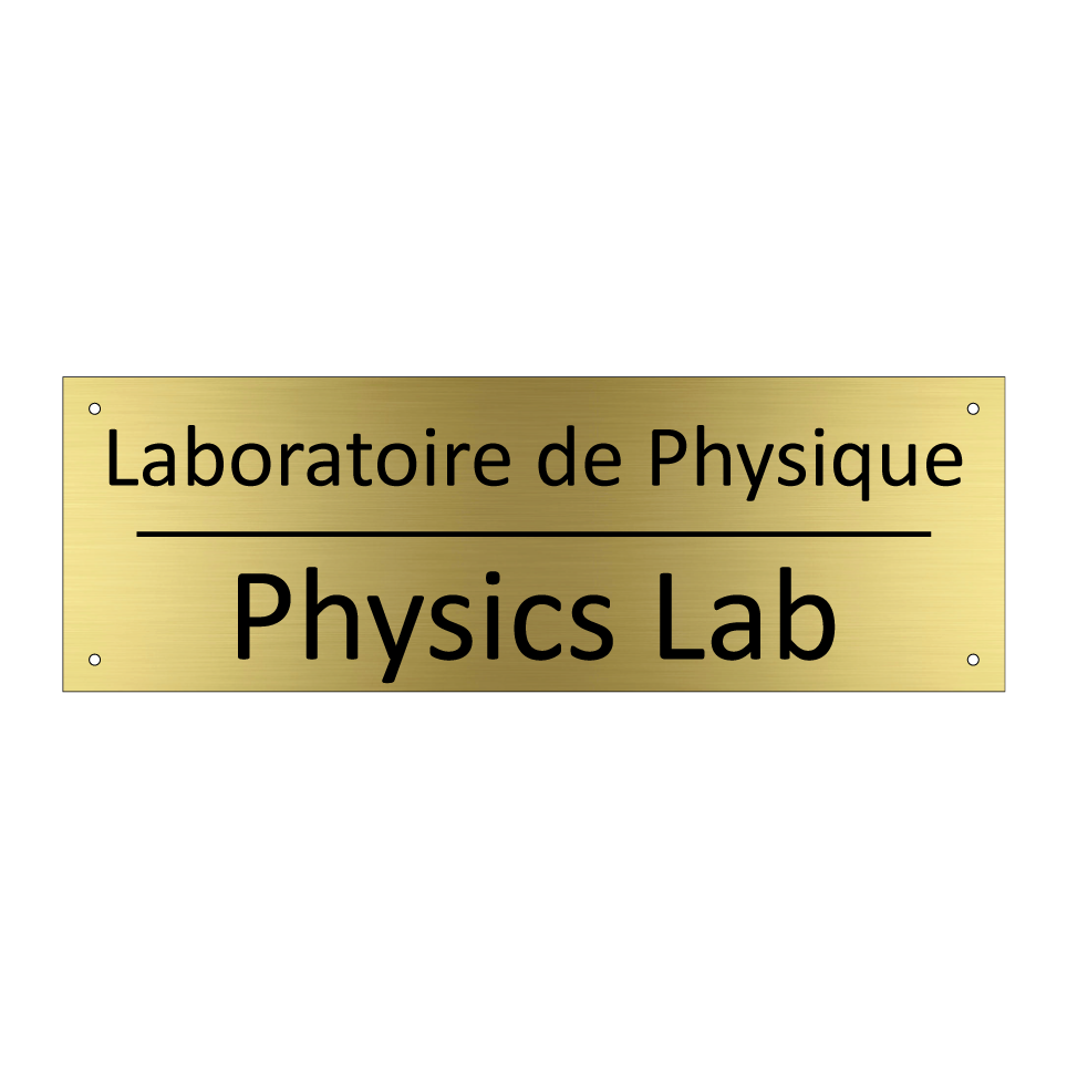 Laboratoire de Physique - Physics Lab