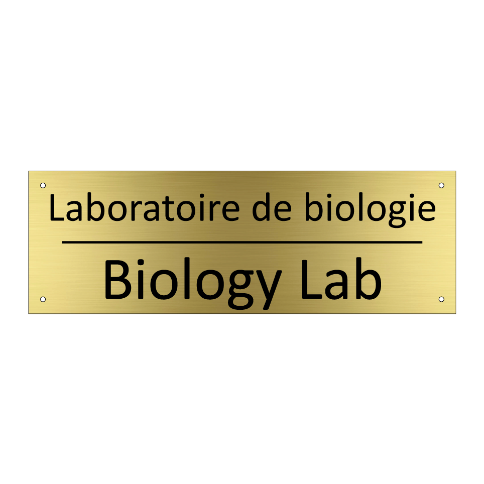 Laboratoire de biologie - Biology Lab