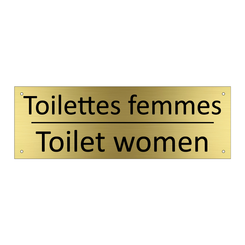 Toilettes femmes - Toilet women