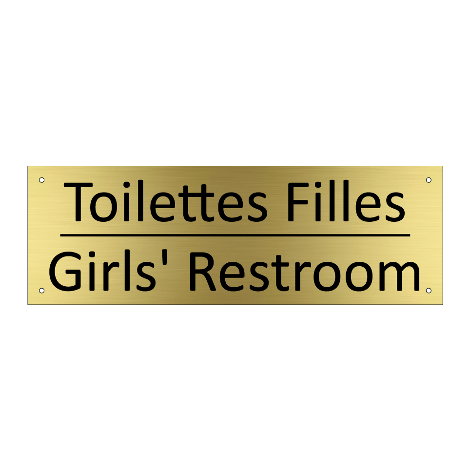 Toilettes Filles - Girls' Restroom