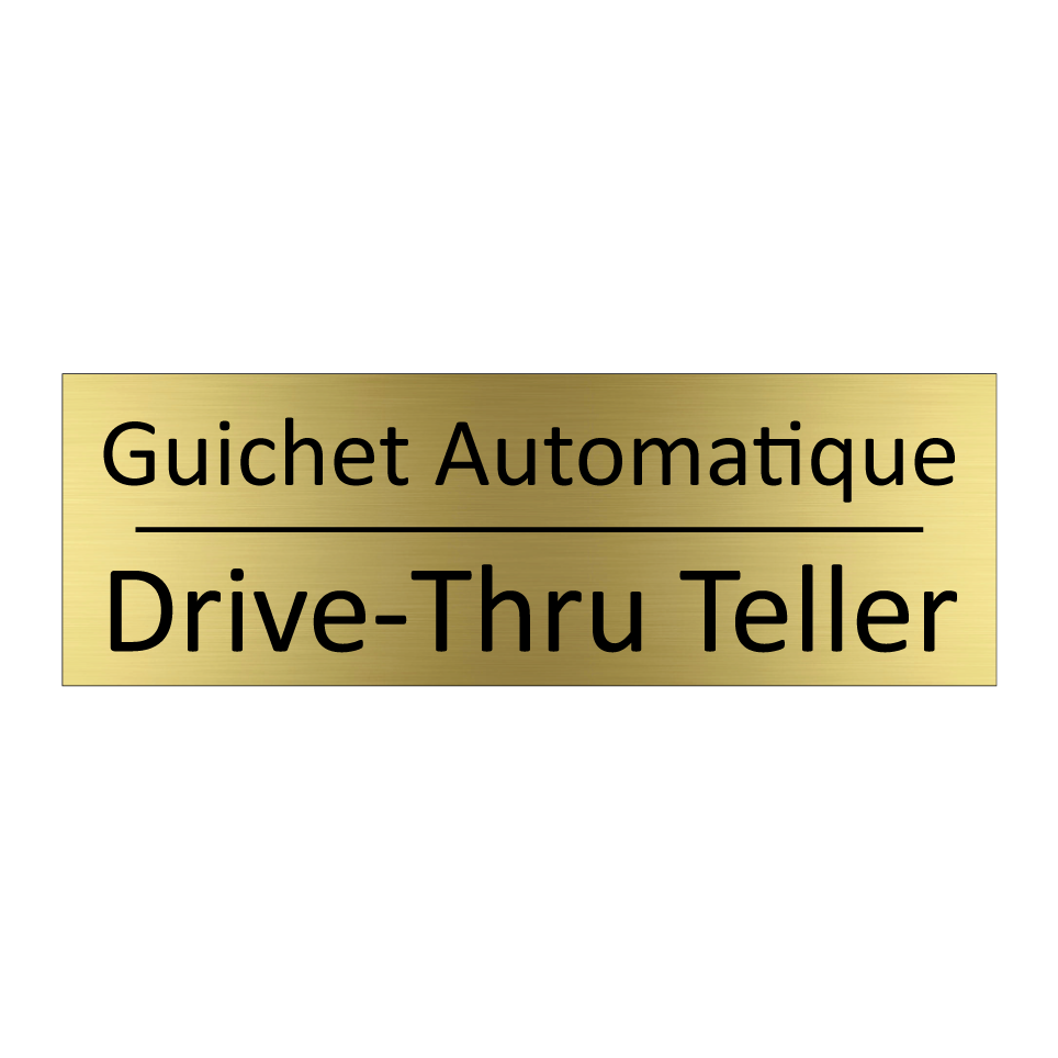 Guichet Automatique - Drive-Thru Teller
