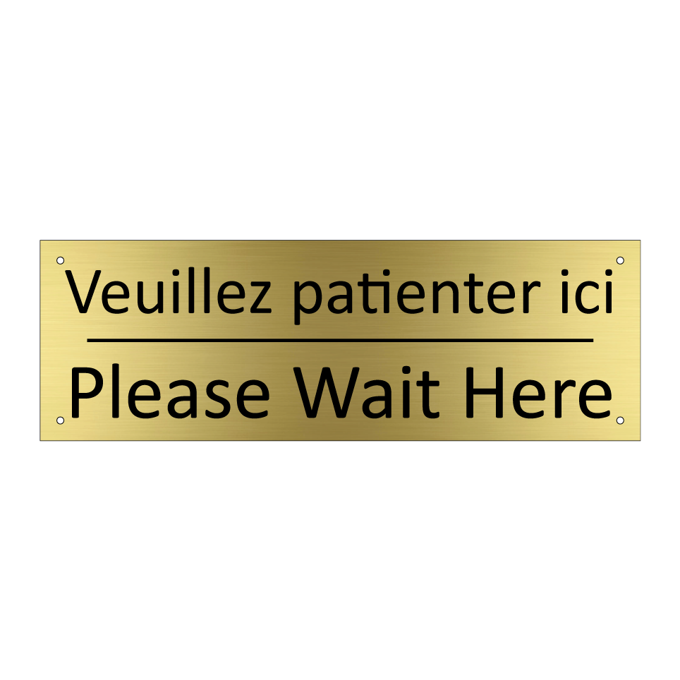 Veuillez patienter ici - Please Wait Here