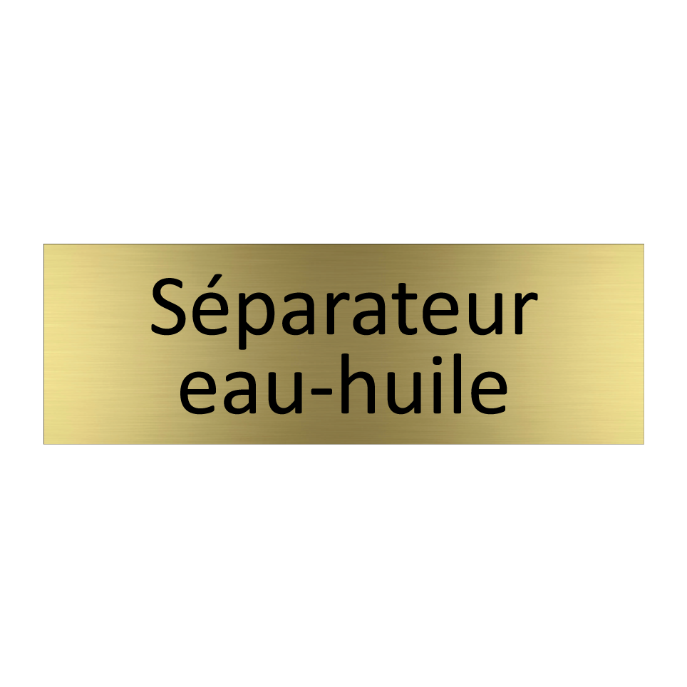 Séparateur eau-huile